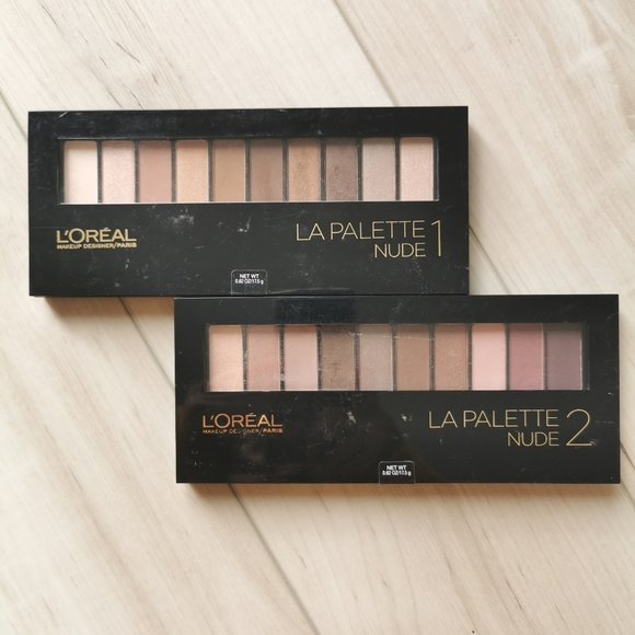 L'Oreal La Palette Nude 1 & 2 Bundle - Picture 1 of 4